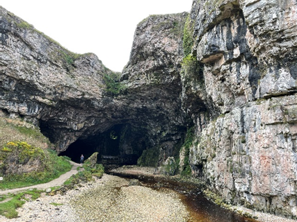 Smoo Caves - entrance to sea cave