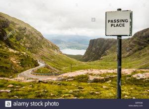 Driving motorhome on single track roads