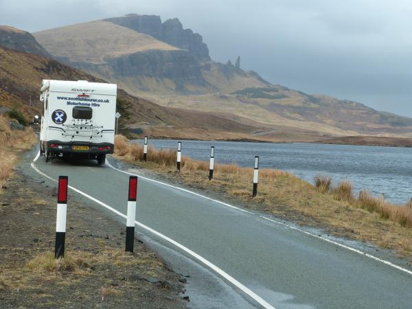 Traveling Scotland in a hire motohome