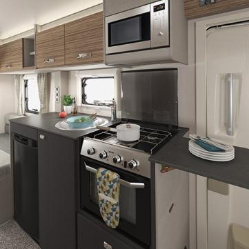 Kitchen with a Motorhome