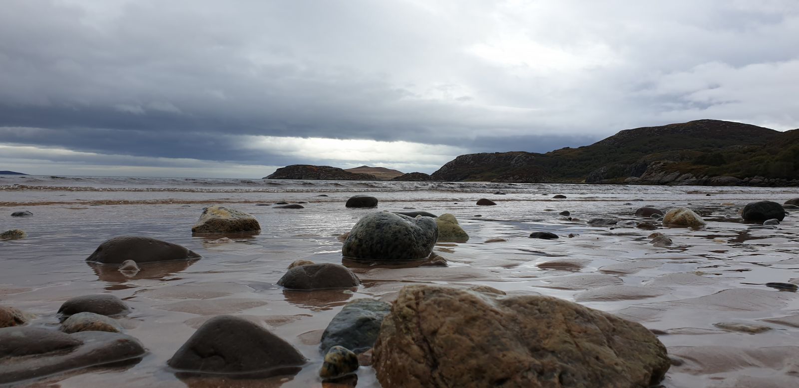 Guirnard Beach with scottish Tourer