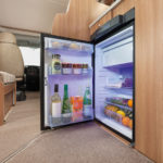 Standard motorhome fridge