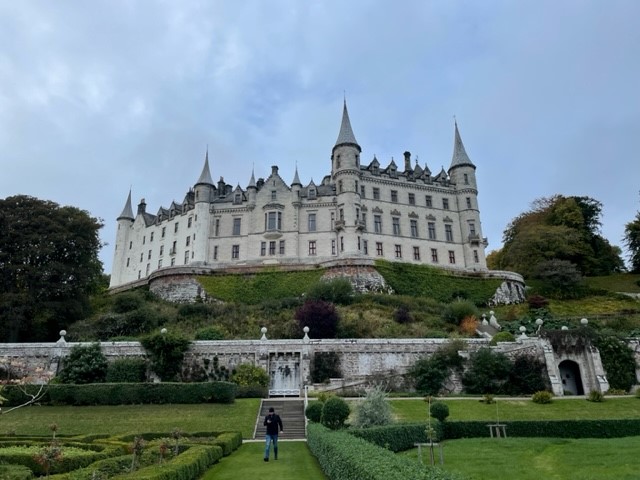 Dunrobin Castle taken from the gardens