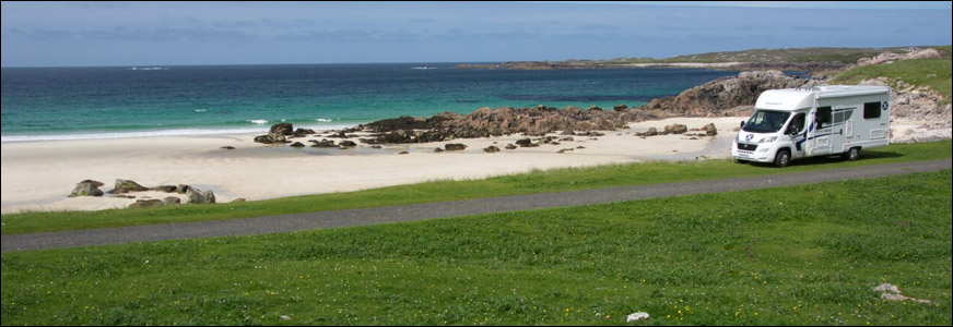 Stunning beach on the outer hebridies