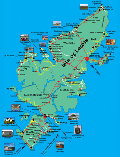 scotland routes map 
