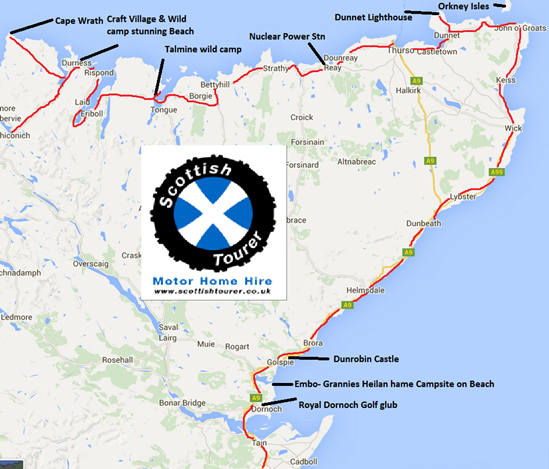 North & East coast Route