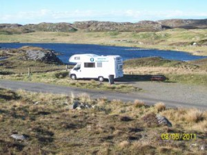 Parked up for the night Scotland