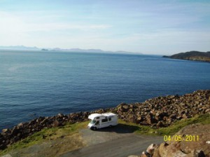 Parked up by the loch