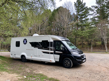 Scottish Tourer Motorohome Wild camping 