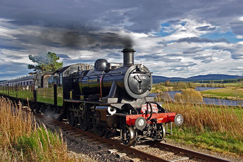 Strathspey steam Train Scottish Tourer west Coast Route