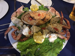 Seafood Platter with scottish tourer motorhome hire