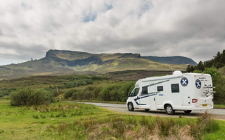 Scottish topurer motorhome in the highlands