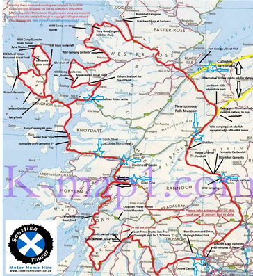 scotland map 