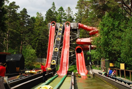 waterslides at Landmark