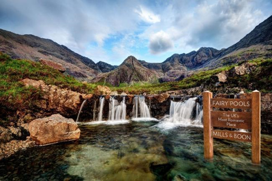 fairy pools in Isle of Skye