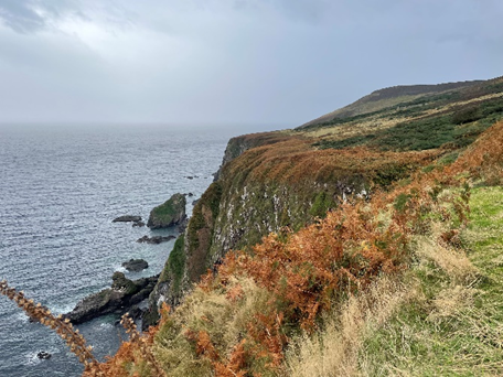 Cliffs at the village of Badea