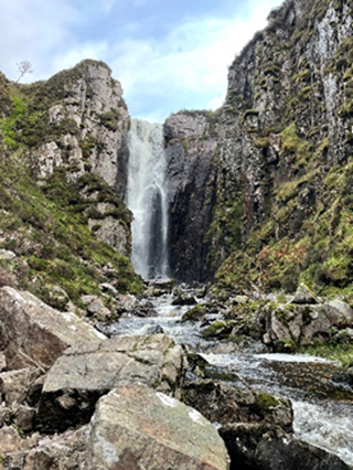 The wailing widow waterfall