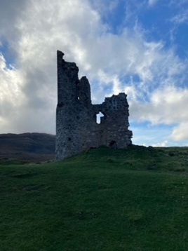 Ardverk castle at loch assynt