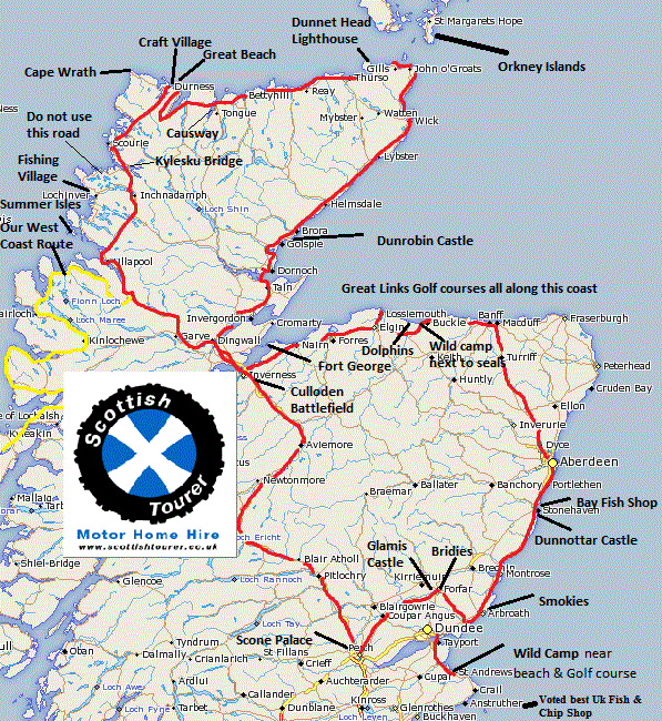 Northern East Coast Map