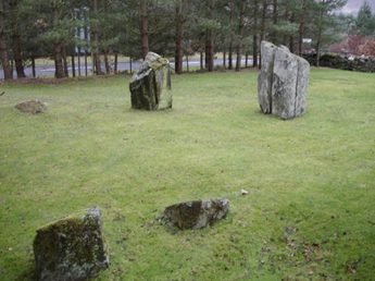 Scottish Tourer standing stones route, Priests Stones - Pitlochry