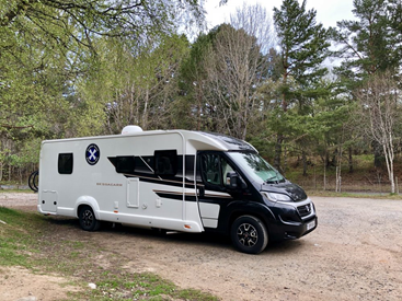 Scottish Tourer Motorohome Wild camping