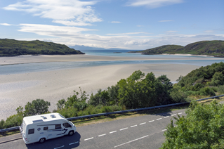 Scottish Tourer motorhome enjoying the view