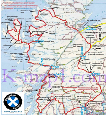 scotland map