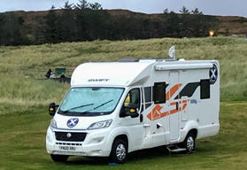 Scottish tourer campervan in tour