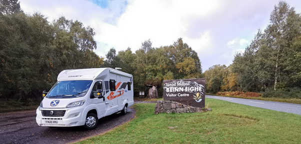 our motorhomes in camping site