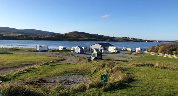 wonderful motorhome camping site