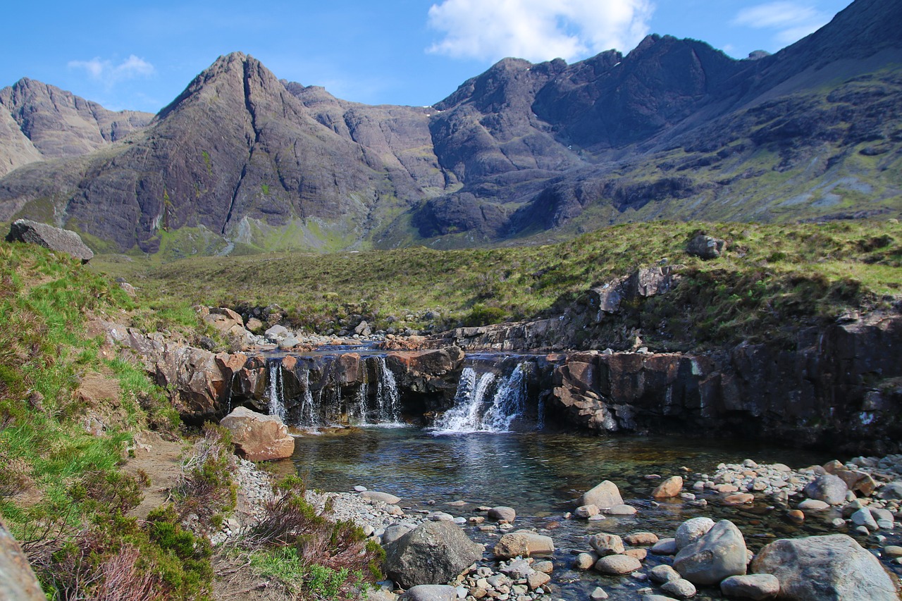 Fairy pools on the Isle of Skye