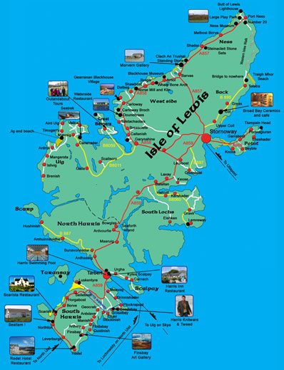 scotland routes map